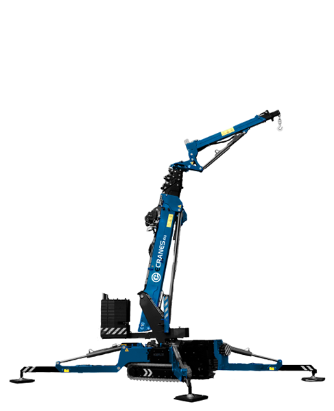 Hoeflon C10e minihijskraan kraan huren Ecranes