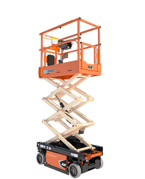 JLG ES1330L schaarhoogwerker Ecranes huren