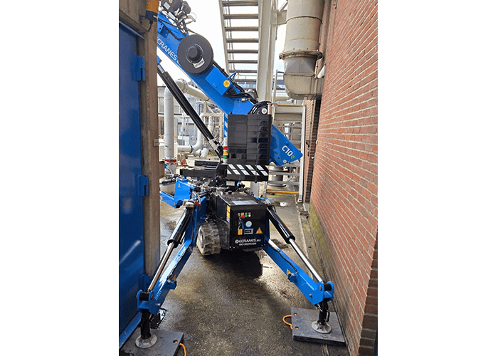 Hoeflon C10e 100% elektrisch huren Ecranes