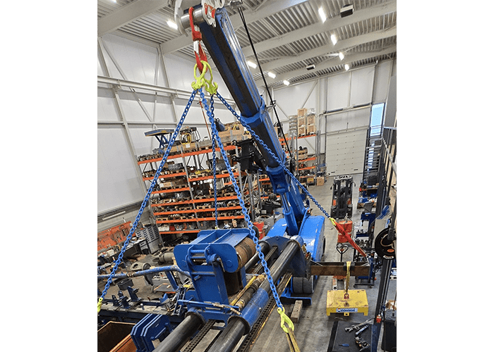 V210R 21 tons Pick & Carry kraan Testhijs 16 ton Huren Ecranes