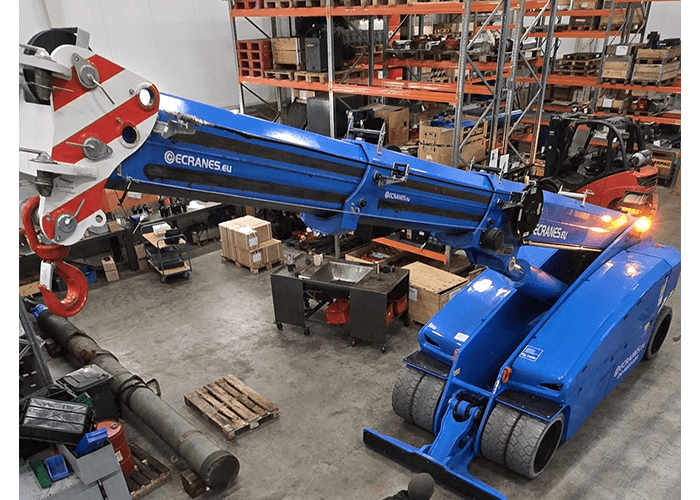 V210R 21 tons Pick & Carry kraan Testhijs 16 ton Huren Ecranes