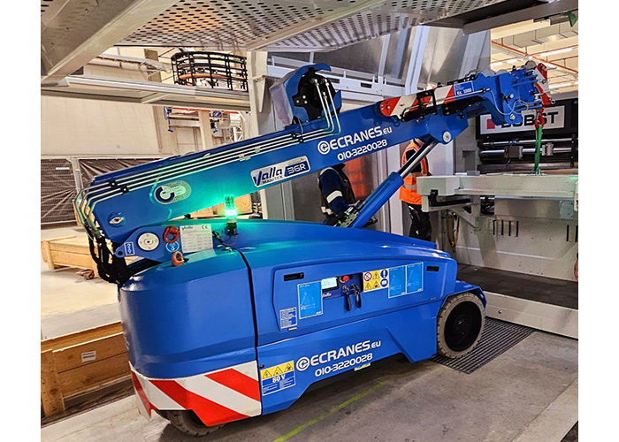 Valla V36R 3.6t Pick & Carry kraan 100% elektrisch huren Ecranes