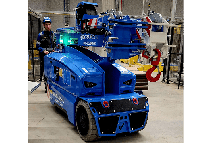 Valla V36R 3.6t Pick & Carry kraan 100% elektrisch huren Ecranes