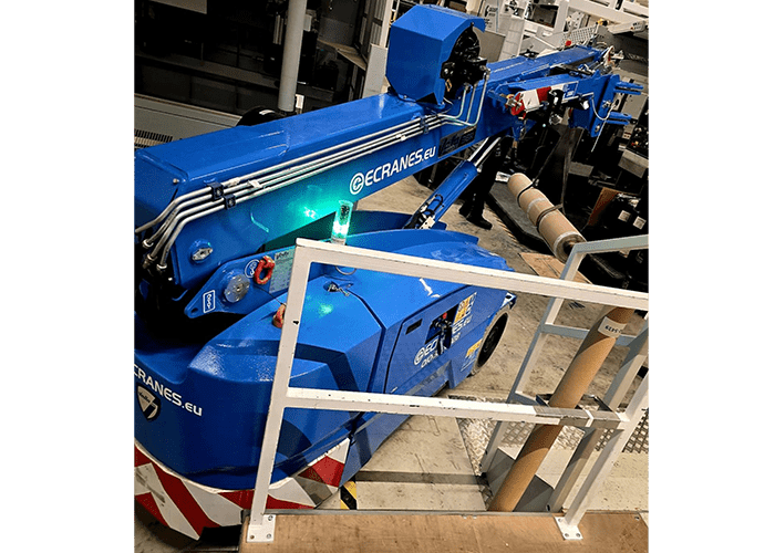 Valla V36R 3.6t pick & Carry kraan 100% elektrisch huren Ecranes