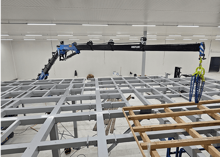 Voedingsindustrie Hoeflon C30e huren Ecranes